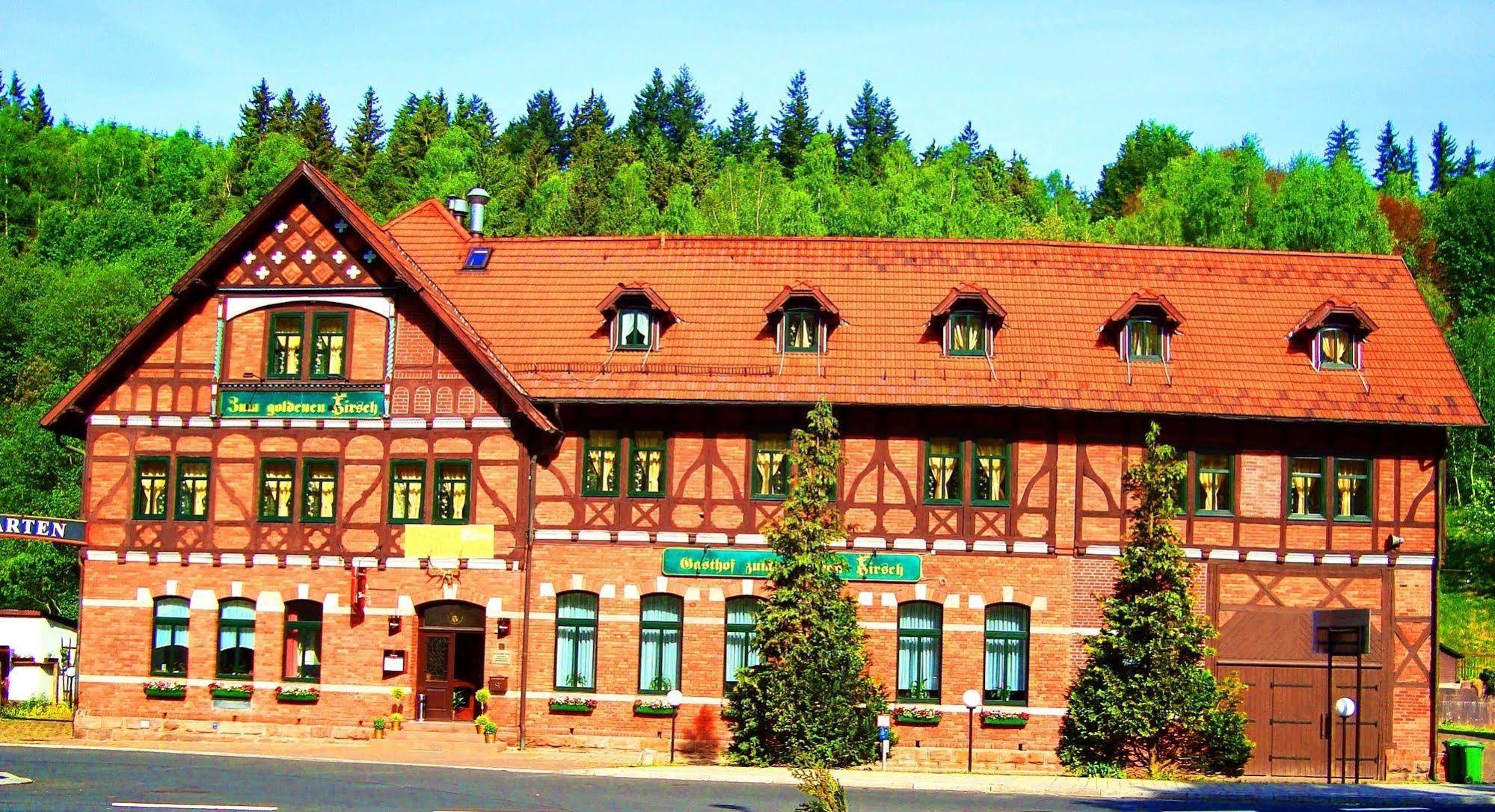 Hotel Zum Goldenen Hirsch Sankt Kilian Екстер'єр фото